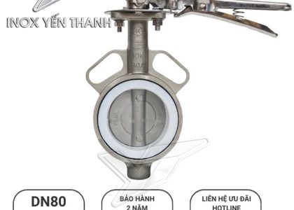 van bướm Wonil tay gạt Inox 