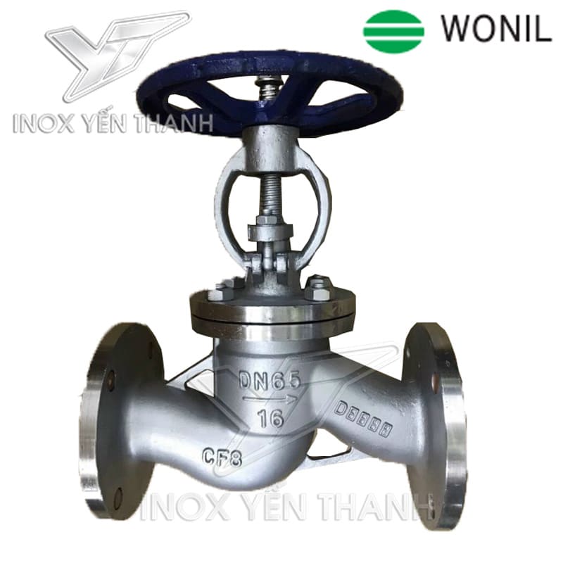 Đặc điểm của van cầu hơi Wonil inox
