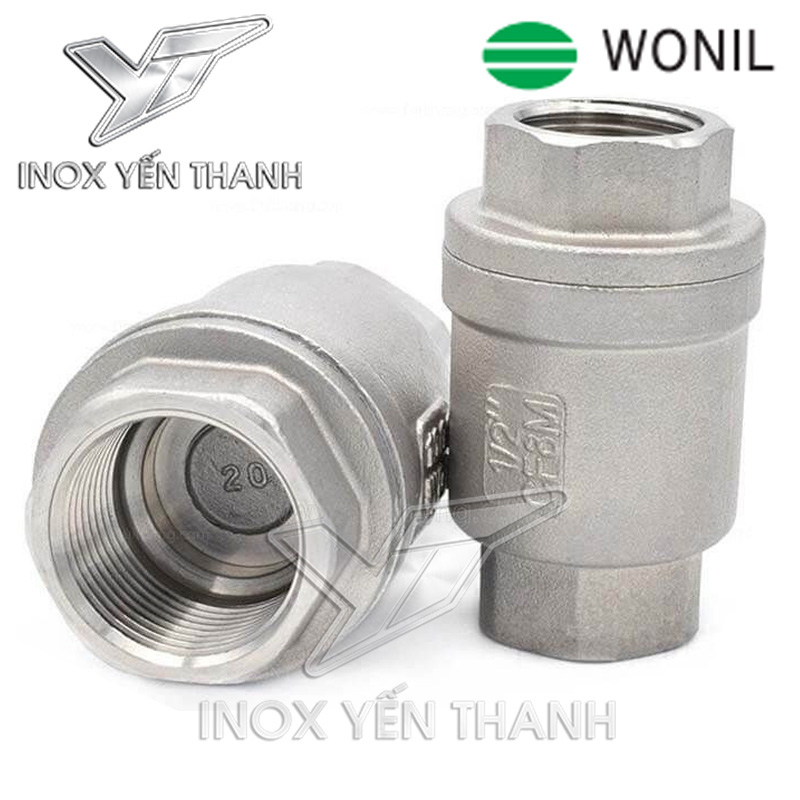 Van 1 chiều dùng ren Wonil Inox