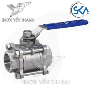 Van bi 3pc hàn Ska inox