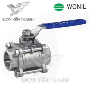 Van bi 3pc hàn Wonil inox