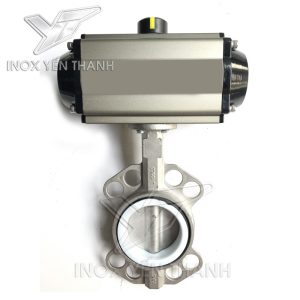 Van bướm khí nén Inox