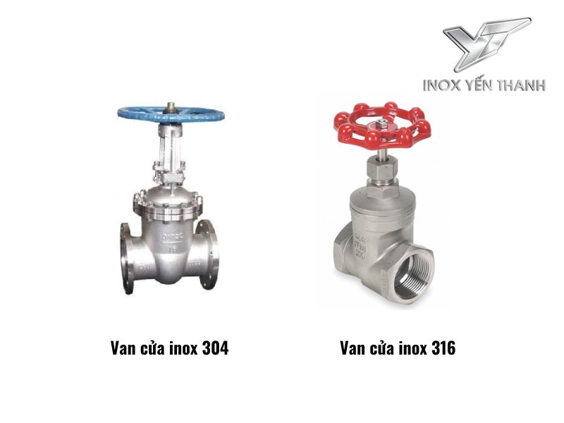 Phân loại van cửa inox phổ biến hiện nay