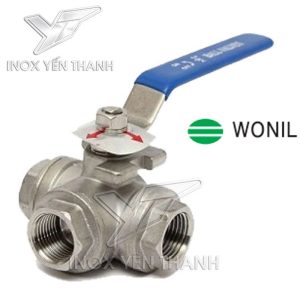 Van bi ren 3 ngã Wonil inox