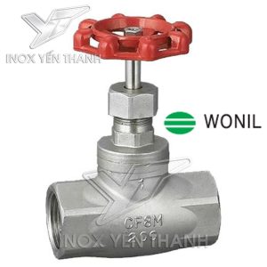 Van cầu hơi ren Wonil inox