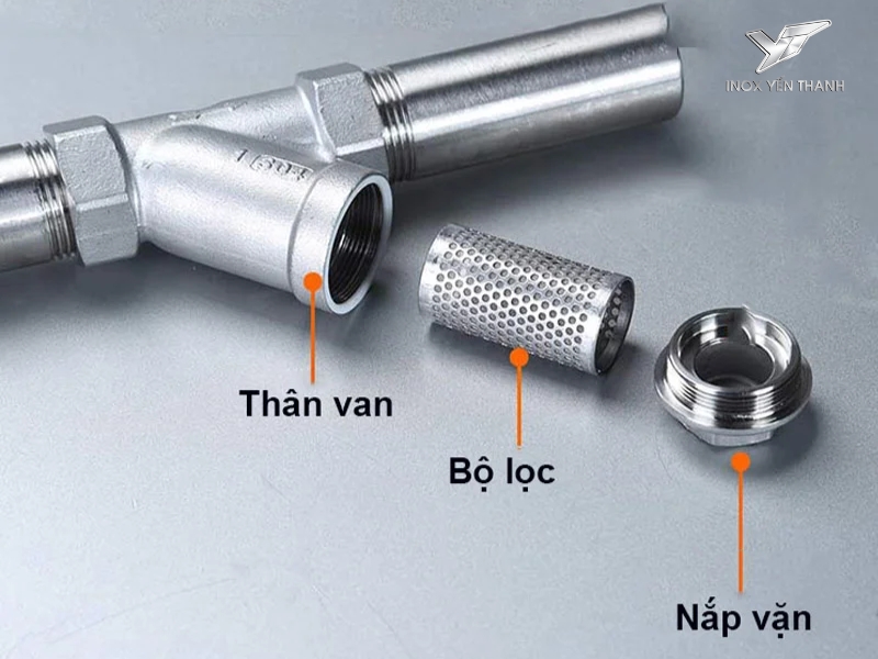 Bộ phận tạo nên van y lọc