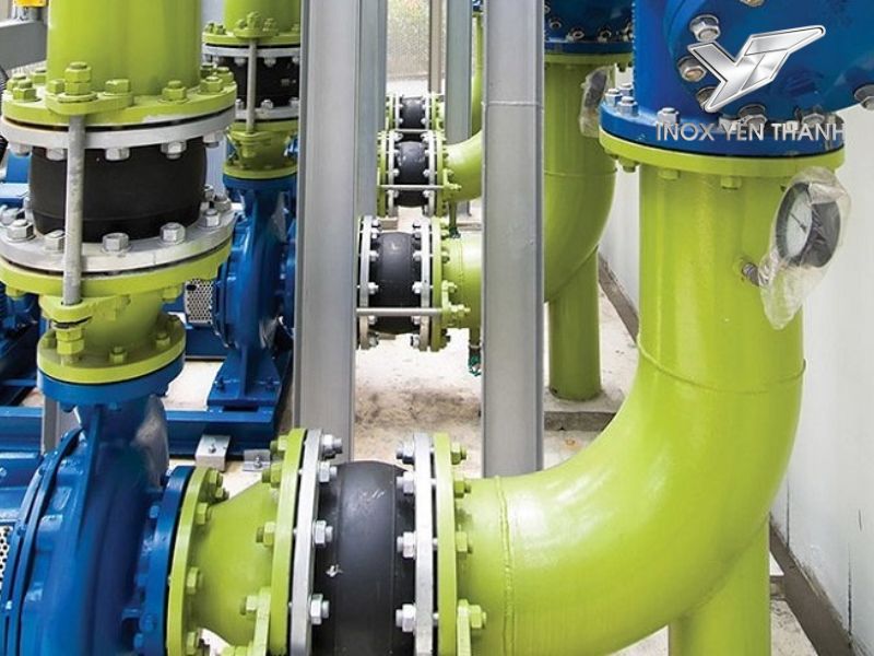 Khớp nối mềm giảm rung và hạn chế rủi ro trong đường ống