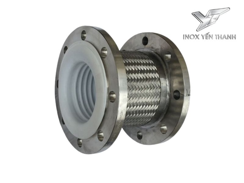 Cấu tạo của khớp nối mềm inox mặt bích